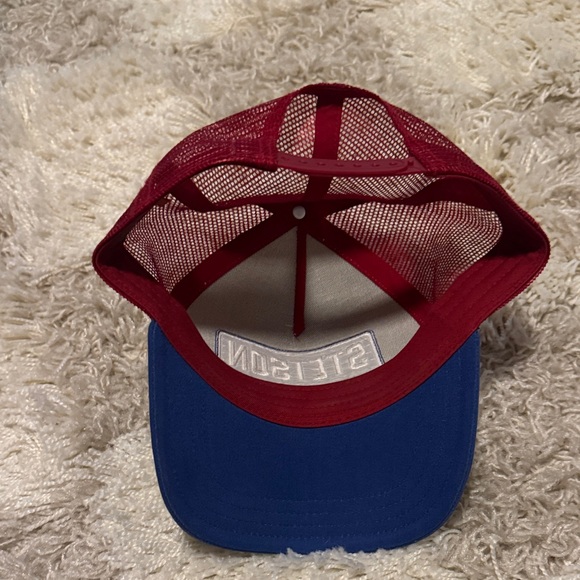 Stetson RWB Gasoline Trucker Hat - Picture 3 of 3